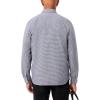 imageLacoste Mens Regular Fit Gingham Poplin Shirt White ampamp Navy Blue 14