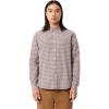 imageLacoste Mens Long Sleeve Checked Gingham ButtonDown ShirtMyrrh Cotton