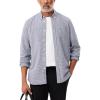 imageLacoste Mens Regular Fit Gingham Poplin Shirt White ampamp Navy Blue 14