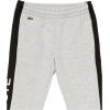 imageLacoste Boys Organic Cotton Blend SweatpantsArgent ChineNoir