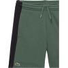 imageLacoste Boys Striped Organic Cotton ShortsSequoiaAbimes