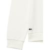 imageLacoste Kids Long Sleeve Crew Neck Large Front Graphic SweatshirtCake Flour WhitePrint