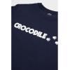 imageLacoste Short Sleeve Paw Print Graphic Tee ShirtNavy Blue