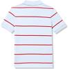 imageLacoste Short Sleeve Striped Childrens Polo ShirtPhoenix BlueMultico