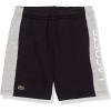 imageLacoste Boys Striped Organic Cotton ShortsAbysmSilver Chine