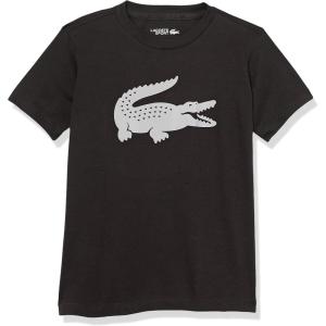 imageLacoste Boys Sport Croc Graphic TShirtNoirBlanc