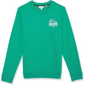 imageLacoste Kids Long Sleeve MultiLogo Crewneck SweatshirtGreenfinch