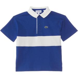 imageLacoste Oversized Short Sleeve Color Blocked Polo ShirtCaptainFlour