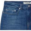 imageLacoste Mens 5 Pocket Straight Cut Indigo Jeans Washed Deep Medium 3334