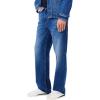 imageLacoste Mens 5 Pocket Straight Cut Indigo Jeans Washed Deep Medium 3334
