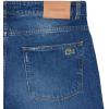 imageLacoste Mens 5 Pocket Straight Cut Indigo Jeans Washed Deep Medium 3334