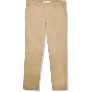 imageLacoste Mens Core Collection Slim Fit Stretch Cotton Chino PantLion Brown