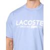 imageLacoste Mens Crew Neck Short Sleeve Classic Fit Branding TShirtDelphinium