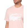 imageLacoste Mens Crew Neck Short Sleeve Classic Fit Branding TShirtNidus
