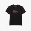 imageLacoste Mens Ultra Dry XXL Logo Sport TShirtBlackExpresso