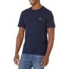 imageLacoste Mens Crew Neck Short Sleeve Regular Fit Classic TShirtNeps Marine