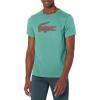 imageLacoste Mens Ultra Dry XXL Logo Sport TShirtBlue  Bordeaux