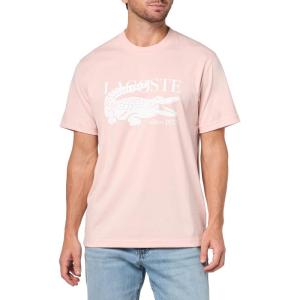 imageLacoste Mens Crew Neck Short Sleeve Classic Fit Branding TShirtNidus