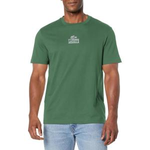 imageLacoste Mens Short Sleeve Crew Neck Minimal Croc TShirtVert