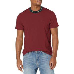 imageLacoste Mens Stripe Collar Stretch Piqu Shirt