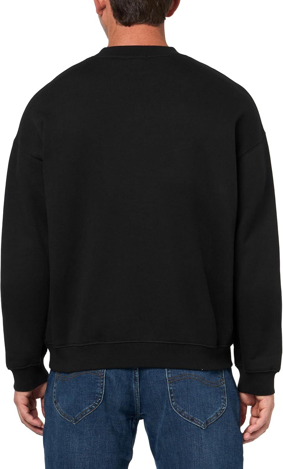 imageLacoste Mens Loose Fit Badge SweatshirtBlack
