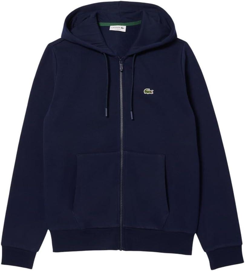 imageLacoste Mens Ls Solid Full ZipMarine