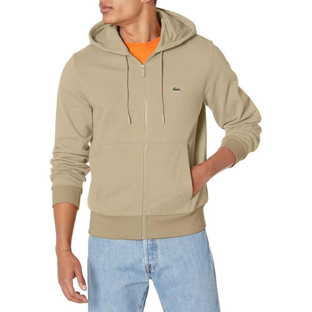 imageLacoste Mens Kangaroo Pocket ColorBlock SweatshirtLion