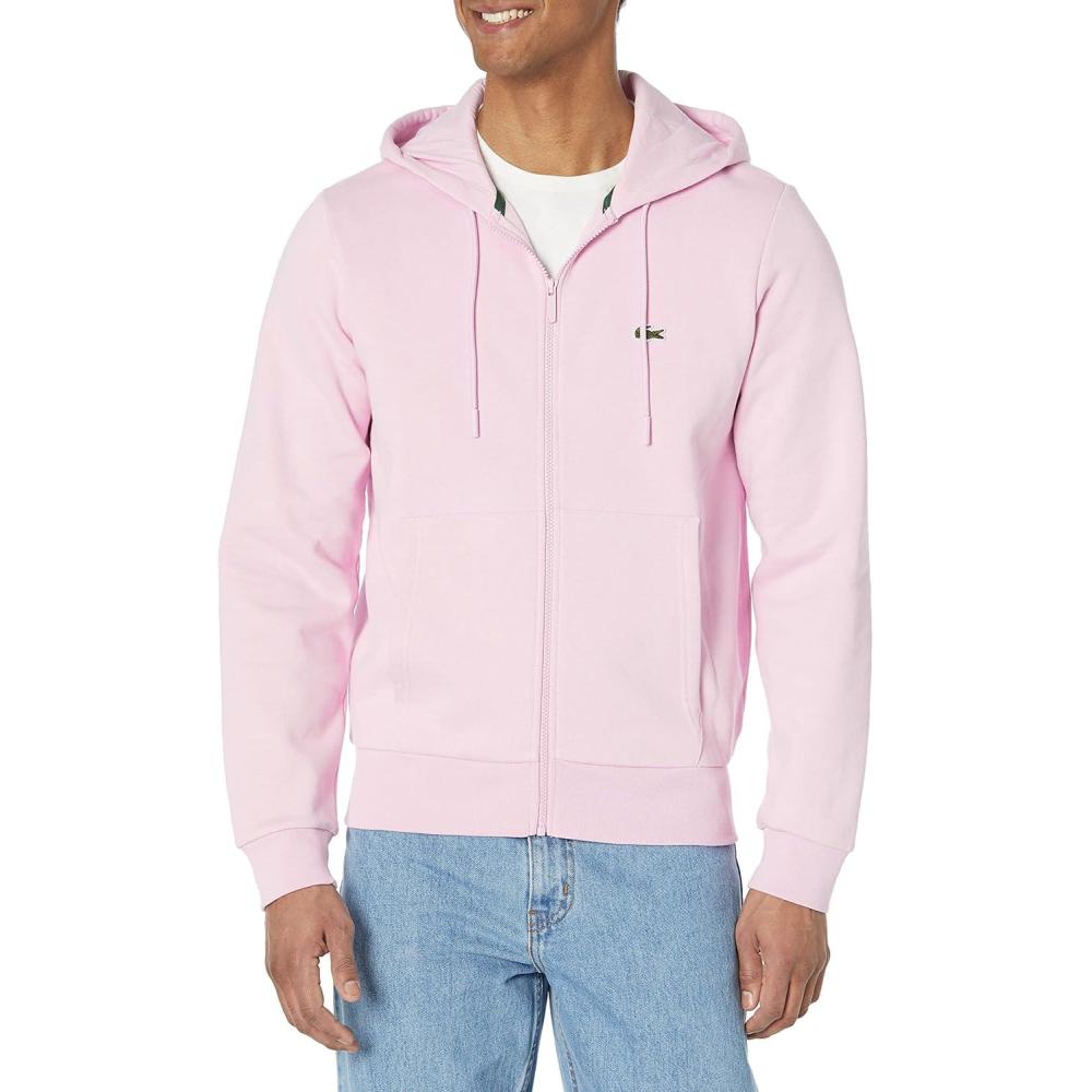 imageLacoste Mens Ls Solid Full ZipAlbizia