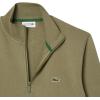 imageLacoste Mens Core Collection Regular Fit Classic Zip Up Mock Neck SweatshirtKhaki