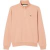 imageLacoste Mens Core Collection Regular Fit Classic Zip Up Mock Neck SweatshirtLatte