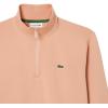 imageLacoste Mens Core Collection Regular Fit Classic Zip Up Mock Neck SweatshirtLatte