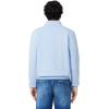 imageLacoste Mens Core Collection Regular Fit Classic Zip Up Mock Neck SweatshirtLight Blue