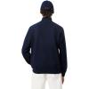 imageLacoste Mens Core Collection Regular Fit Classic Zip Up Mock Neck SweatshirtNavy Blue