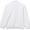 imageLacoste Mens Core Collection Regular Fit Classic Zip Up Mock Neck SweatshirtWhite