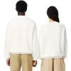 imageLacoste Mens Loose Fit Badge SweatshirtWhite