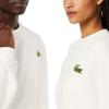 imageLacoste Mens Loose Fit Badge SweatshirtWhite