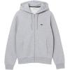 imageLacoste Mens Ls Solid Full ZipArgent Chine