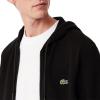 imageLacoste Mens Ls Solid Full ZipNoir