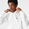 imageLacoste Mens Ls Solid Full ZipWhite