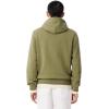 imageLacoste Mens NonBrushed Fleece HoodieKhaki
