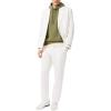 imageLacoste Mens NonBrushed Fleece HoodieKhaki
