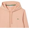imageLacoste Mens NonBrushed Fleece HoodieLatte