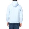 imageLacoste Mens NonBrushed Fleece HoodieLight Blue