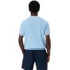 imageLacoste Mens Short Sleeve Classic Fit Crew Neck SweaterOverview Blue  Grenadine Red   Off White