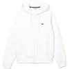 imageLacoste Mens Ls Solid Full ZipWhite