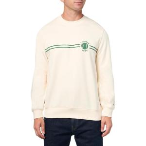 imageLacoste Mens Crew Neck Graphic SweatshirtOffwhite