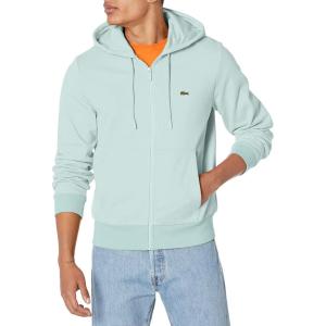 imageLacoste Mens Kangaroo Pocket ColorBlock SweatshirtPastille Mint