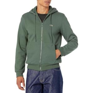 imageLacoste Mens Kangaroo Pocket ColorBlock SweatshirtSequoia