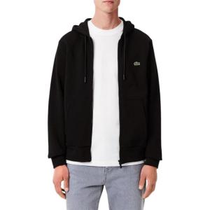 imageLacoste Mens Ls Solid Full ZipNoir
