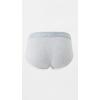 imageLacoste Mens Cotton Stretch Jersey Briefs 3 PackBlackWhiteDove Grey New